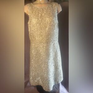 RSVP Cream Lace Mini Dress